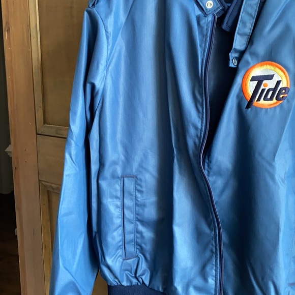 Vintage Tide Navy Blue Jacket. NWOT. Sz L. - Picture 5 of 11